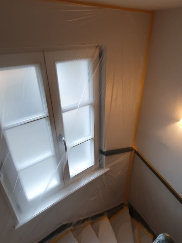 Abdeckung Arbeiten Fenster